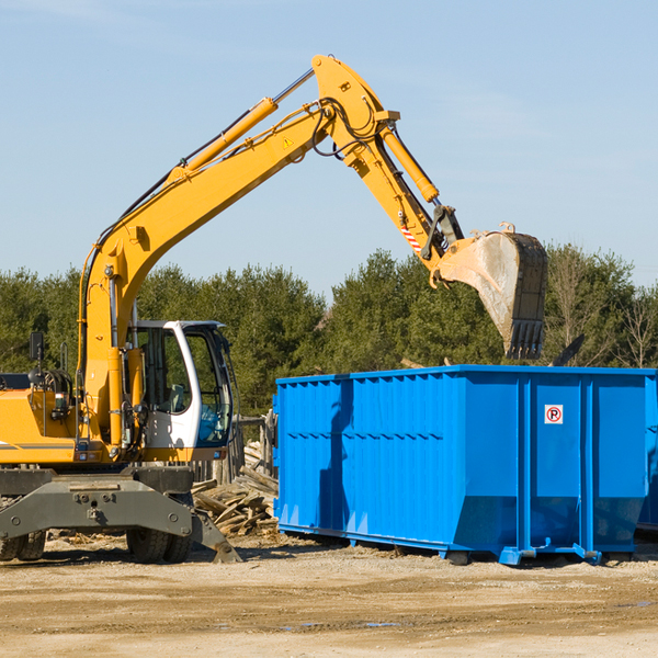 what happens if the residential dumpster is damaged or stolen during rental in Emmet County IA